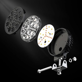 LED фар универсален 12V 24V